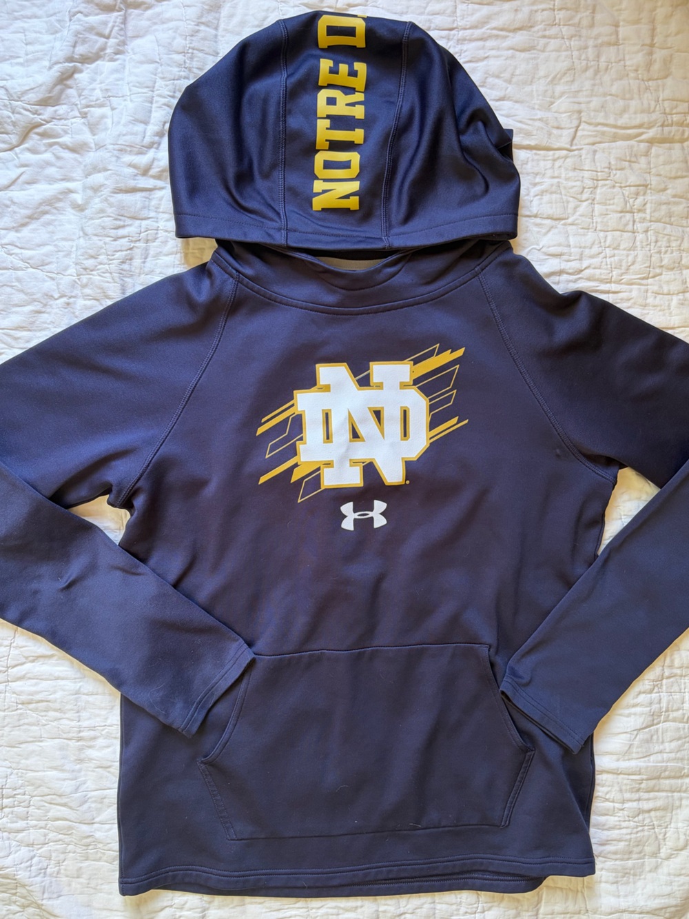 Under Armour Youth Notre Dame Pullover Hoodie